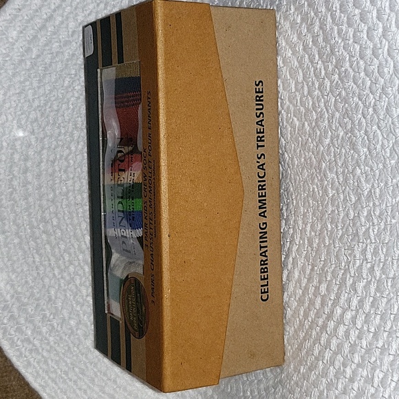 Pendleton Large Kids Striped 3 Pair Crew Socks National Park Collection - Picture 9 of 10